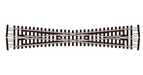 Peco Streamline SL-E394F N Scale Code 55 Electrofrog Long Crossing