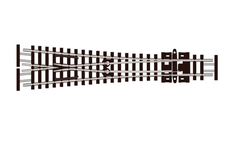 Peco Streamline SL-E397F N Scale Code 55 Electrofrog Medium Radius Wye Turnout