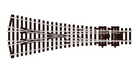 Peco Streamline SL-E99 HO Scale Code 100 Track Electrofrog Medium 3 Way Turnout