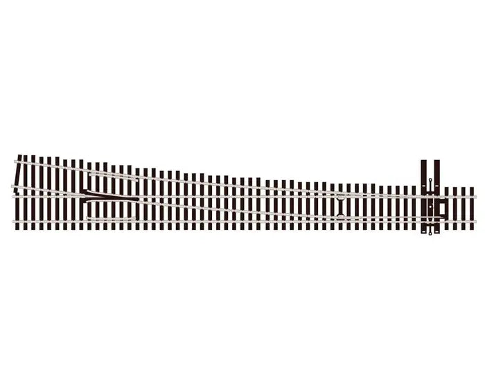 Peco Streamline SL-U8381 HO Scale Code 83 Unifrog #8 Right Hand Turnout