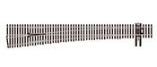 Peco Streamline SL-U8382 HO Scale Code 83 Unifrog #8 Left Hand Turnout