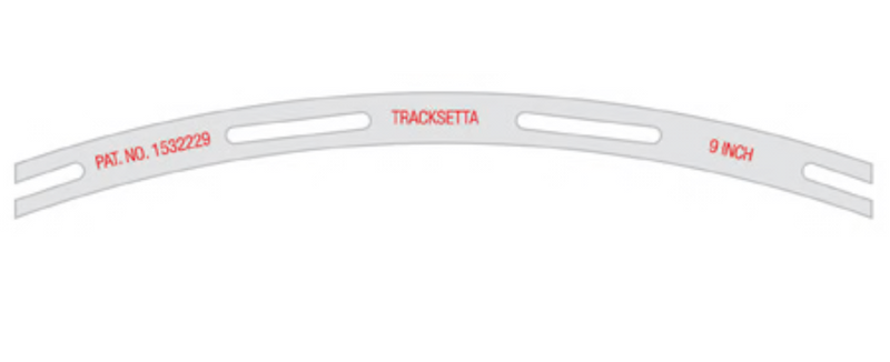 Peco Tracksetta N-T9 Scale Track Laying Template for 9" Radius Curve