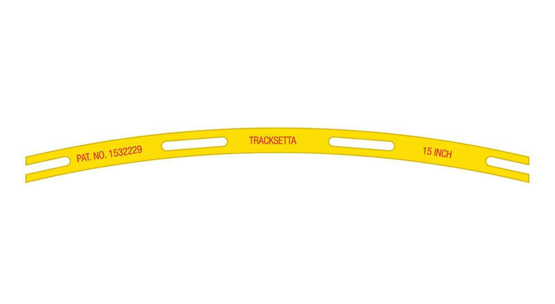 Peco Tracksetta NT-15 Track Laying Template for 15" Radius Curve