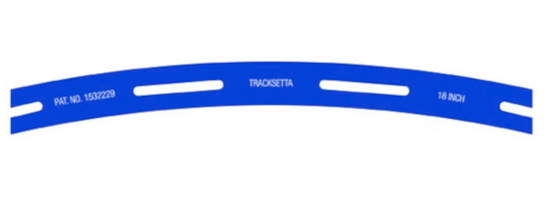 Peco Tracksetta OO-T18 HO Scale Track Laying Template for 18" Radius Curve