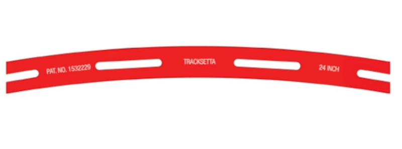 Peco Tracksetta OO-T24 HO Scale Track Laying Template for 24" Radius Curve