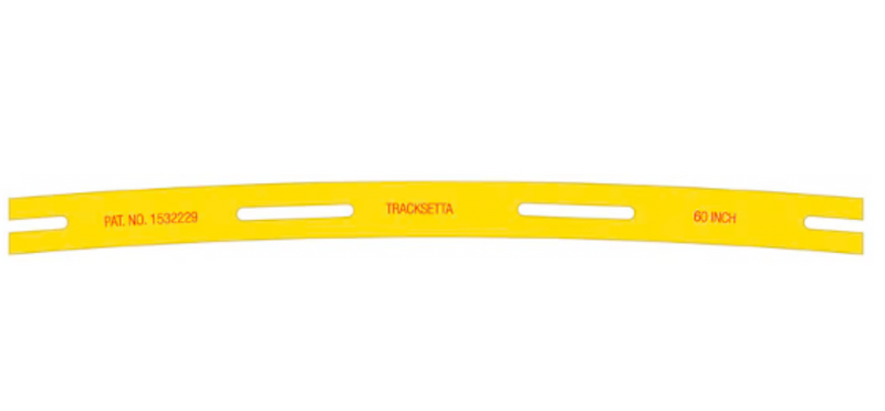 
Peco Tracksetta OO-T60 HO Scale Track Laying Template for 60" Radius Curve
