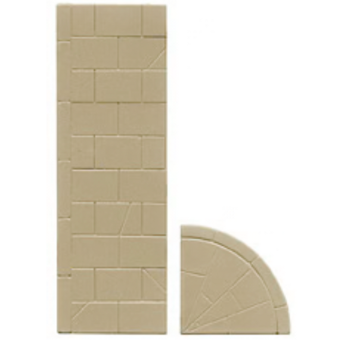 Peco / Wills SS77 HO Scale Period York Paving Sidewalk Kit