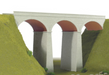 Peco / Wills SS80 HO Scale Three Arch Viaduct Bridge Kit