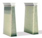 Peco / Wills SS83 HO Scale 2 Stone Piers for Viaduct Kit