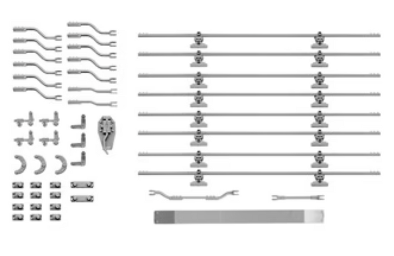 Peco / Wills SS89 HO Scale Point Rodding Kit