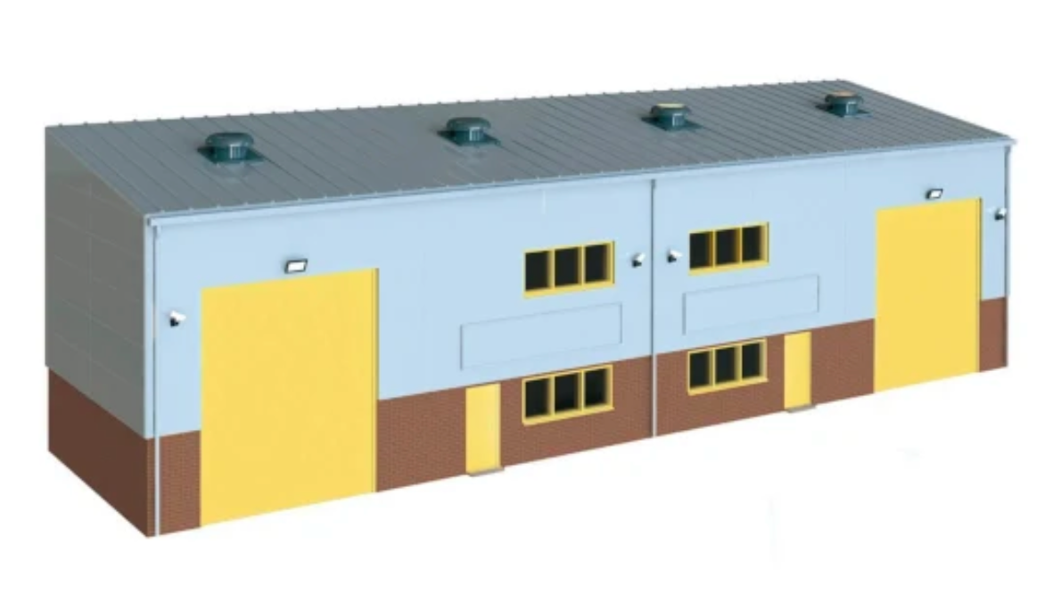 Peco / Wills SSM300 HO Scale Industrial/Retail Unit Building Kit