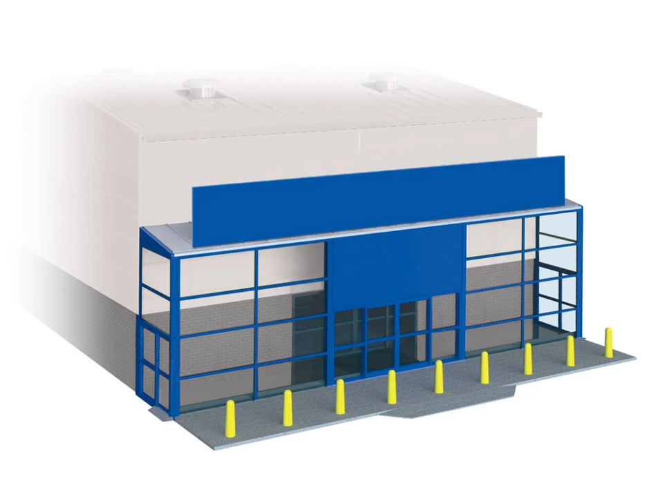 Peco / Wills SSM310 HO Scale Supermarket Building Frontage Add-On Kit