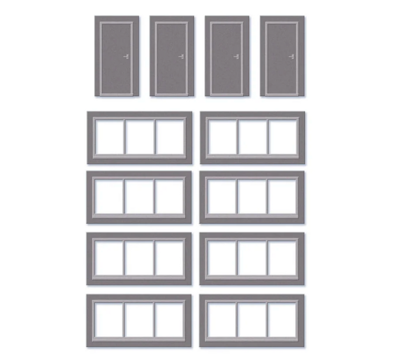 Peco / Wills SSM314 HO Scale Extra Window & Doors