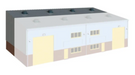 Peco / Wills SSM315 HO Scale Industrial/Retail Unit Building Extension Kit