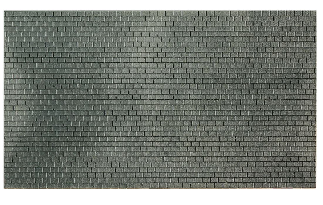 Peco / Wills SSMP203 HO Scale 130mm x 75mm Slate Pattern Sheet (4 Pack)