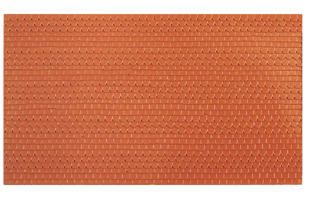 Peco / Wills SSMP217 HO Scale 130mm x 75mm Fancy Tiles Pattern Sheet (4 Pack)