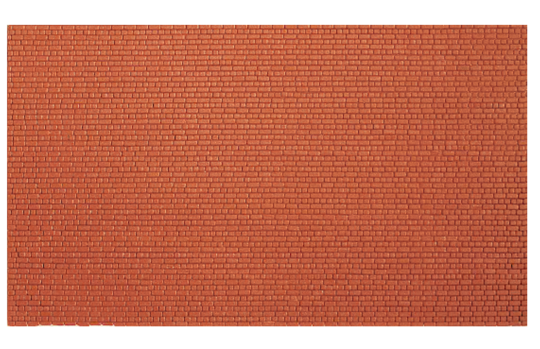 Peco / Wills SSMP227 HO Scale 130mm x 75mm English Bond Brickwork Pattern Sheet (4 Pack)