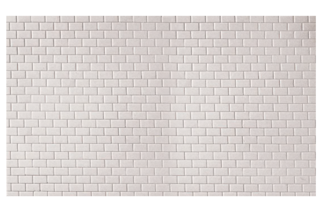 Peco / Wills SSMP230 HO Scale 130mm x 75mm Concrete Blocks Pattern Sheet (4 Pack)