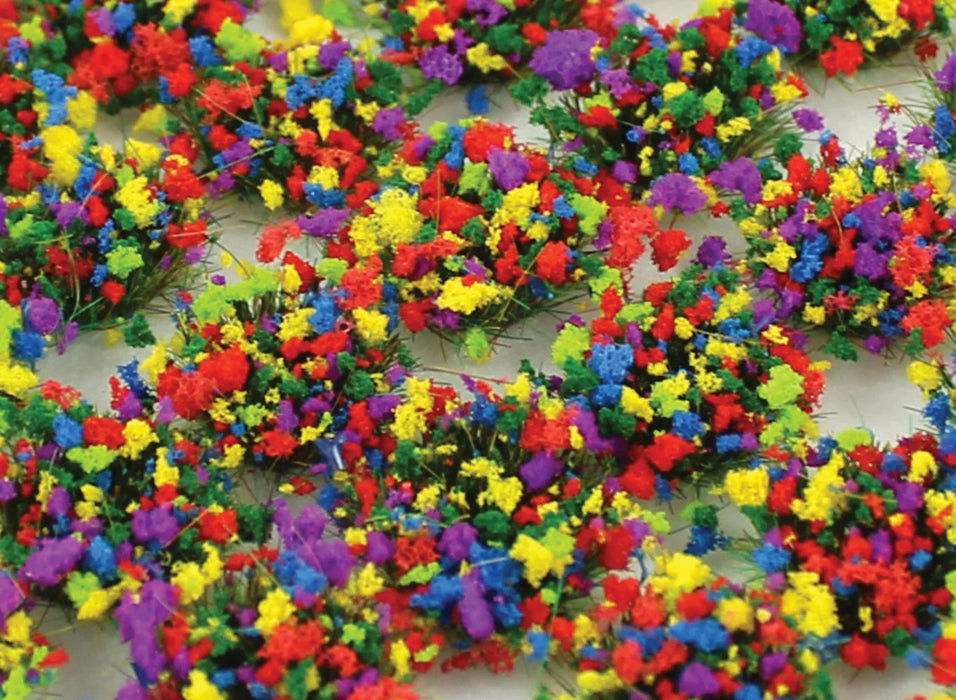 Peco / WWSCENICS Mixed Flowers Static Grass Tufts (100 Pack)