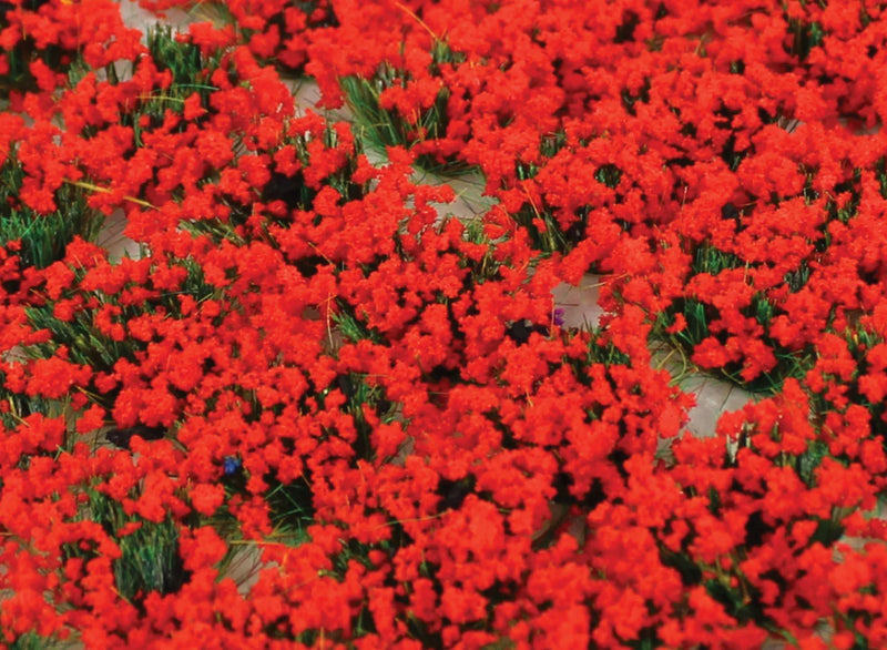 Peco / WWSCENICS SGTPOP06 6mm Poppy Static Grass Tufts (100 Pack)