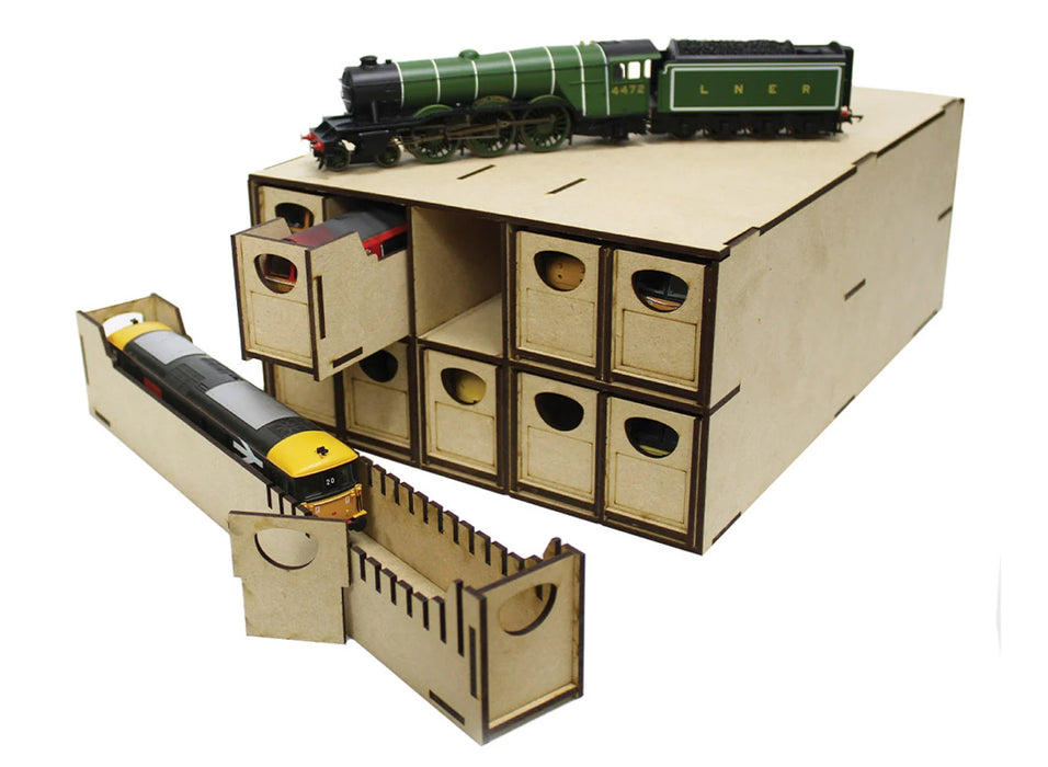 Peco / WWSCENICS WSLC-016 N Scale Locomotive Storage Box Kit
