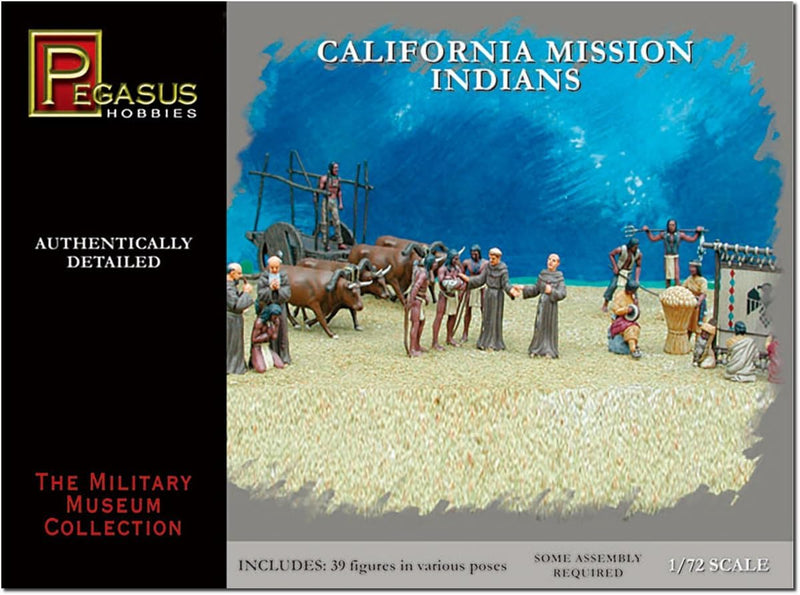 Pegasus Hobbies 7051 1/72 Padres and Indians Figures Model Kit