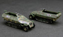 Pegasus Hobbies 724 1/144 Military Museum Collection SDKFZ 251/1 Halftrack Green (2 Pack)