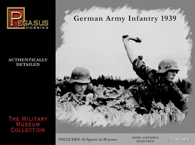 Pegasus Hobbies 7499 1/76 German Army Infantry 1939 Figures Model Kit