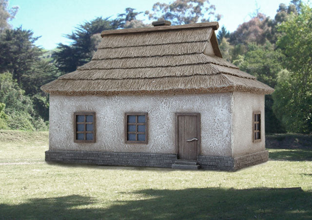 Pegasus Hobbies 7801 1/72 Ukrainian House #1 Pre-Painted & Assembled