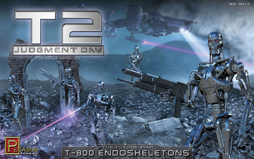 Pegasus Hobbies 9017 1/32 T-800 Endoskeletons T2 Judgement Day Figures Model Kit