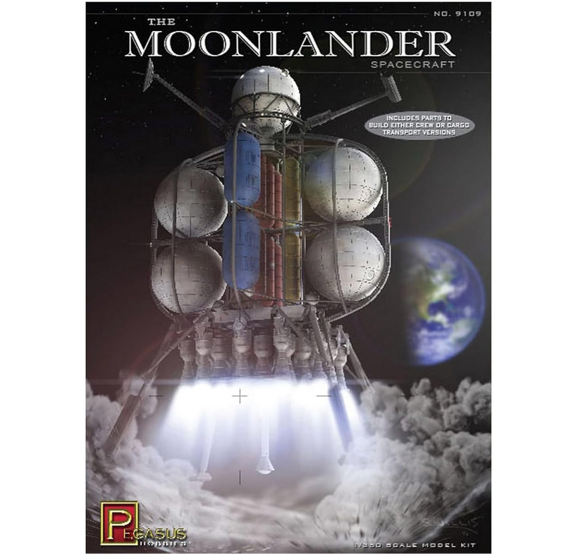 Pegasus Hobbies 9109 1/350 The Moonlander Spacecraft Plastic Model Kit