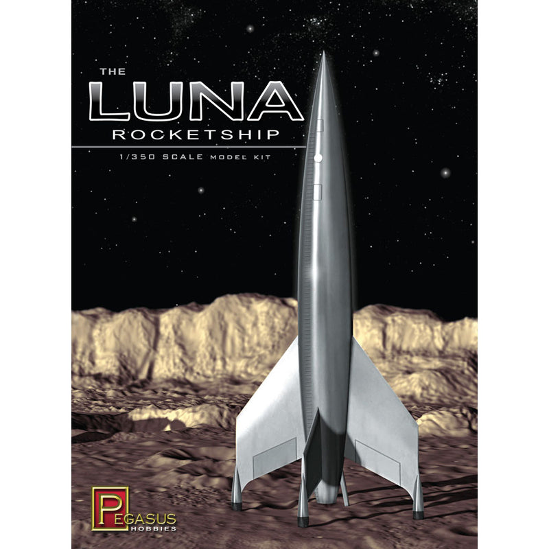 Pegasus Hobbies 9110 1/350 The Luna Rocketship Plastic Model Kit