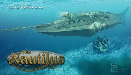 Pegasus Hobbies 9120 1/144 The Nautilus Jules Verne Submarine Model Kit