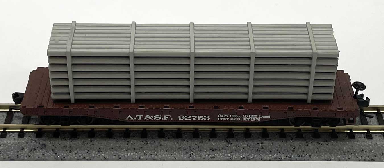 Phoenix Precision Models 30630 N Scale 40′ Steel Pipe Load (Unpainted Resin)