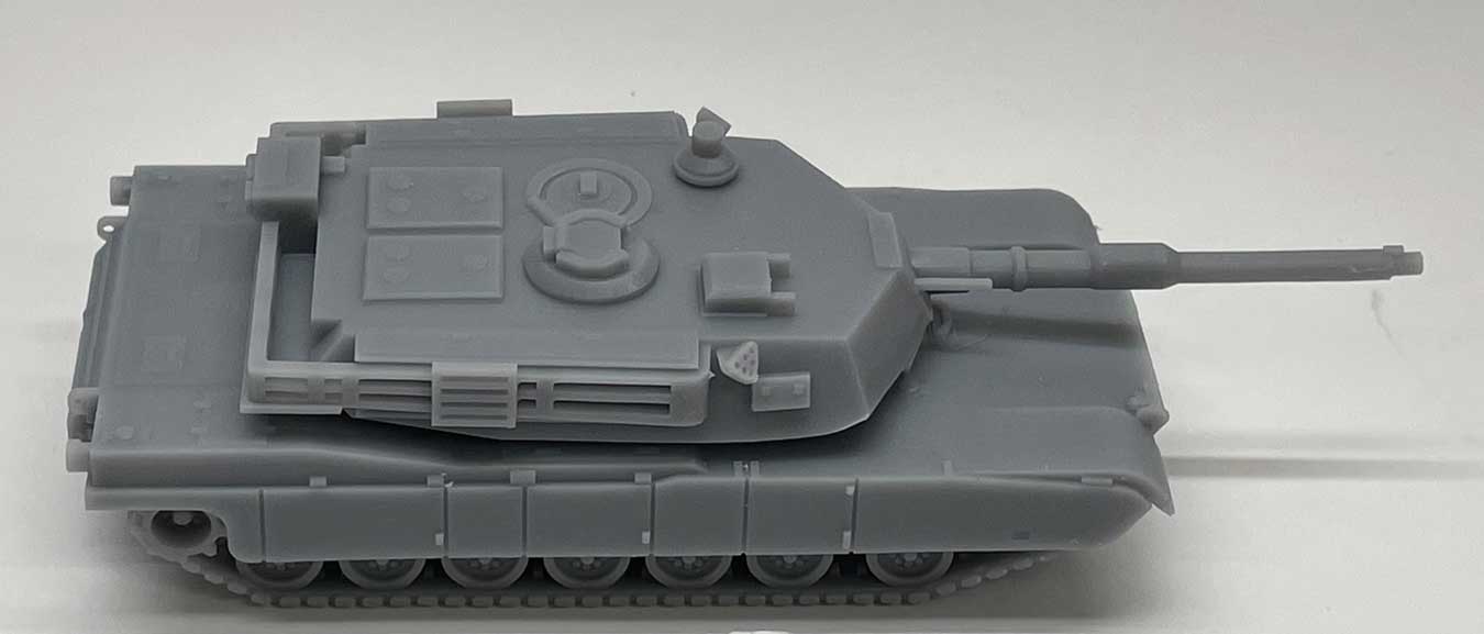 Phoenix Precision Models 31065 HO Scale M1A2 Abrams Tank for Flat Car Load (Unpainted Resin)