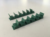 Pikestuff 4104 HO Scale Green Coach Seats (72 Seat)