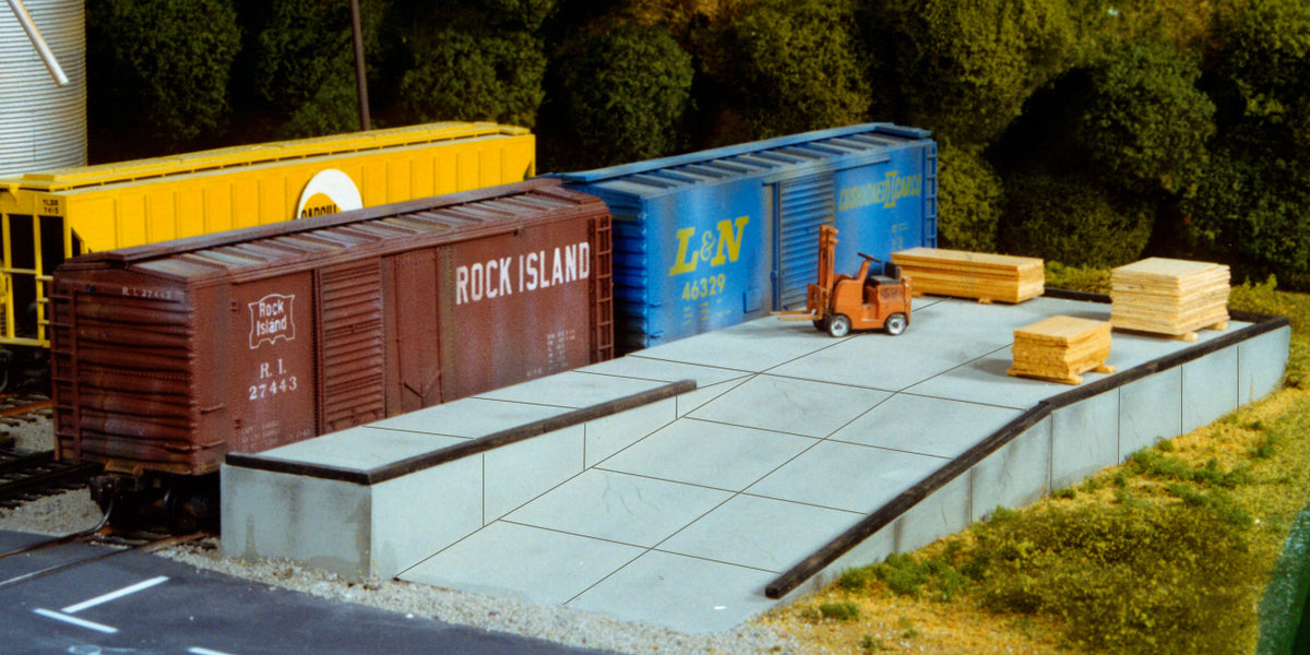 Pikestuff 541-0017 HO Scale Loading Dock & Ramp Kit — White Rose Hobbies