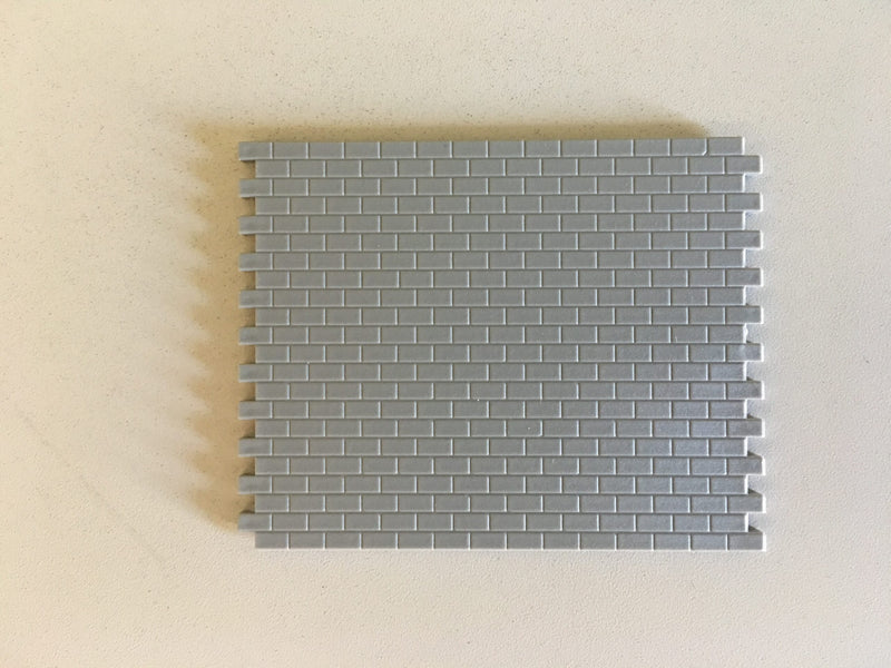 Pikestuff 541-1005 HO Scale Concrete Block Wall Med