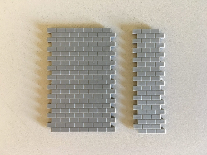 Pikestuff 541-1006 HO Scale Concrete Block Wall Short