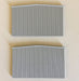 Pikestuff 541-1012 HO Scale Prefab Warehouse Ends (2 Pack)