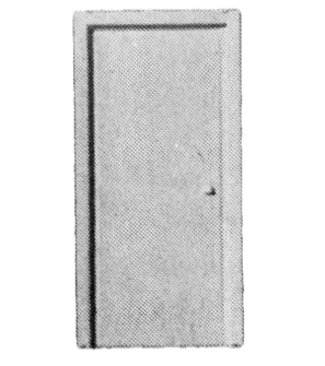 Pikestuff 541-1102 HO Scale Solid Entry Door (3 Pack)