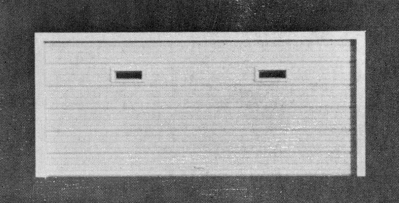 Pikestuff 541-1110 HO Scale 7x16' Two-Car Garage Door (2 Pack)
