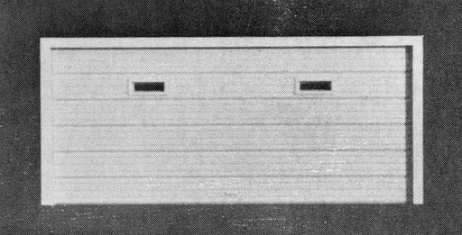 Pikestuff 541-1110 HO Scale 7x16' Two-Car Garage Door (2 Pack)