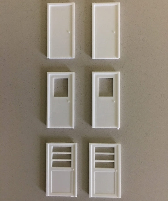 Pikestuff 541-1200 HO Scale Personal Doors Assortment