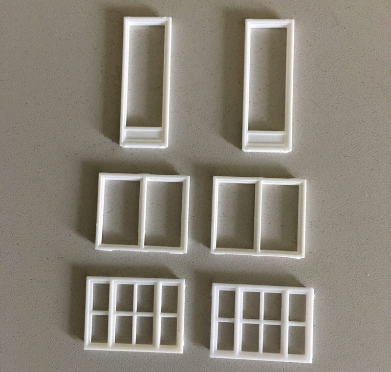Pikestuff 541-1201 HO Scale Windows Assortment