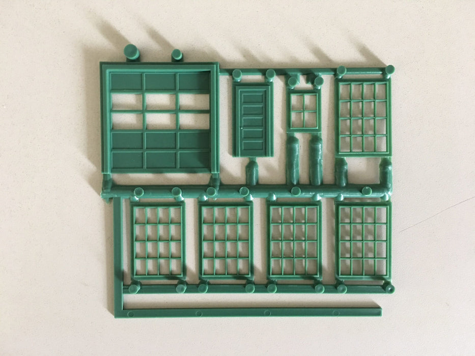 Pikestuff 541-3000 HO Scale Machine Shop Doors & Window