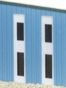 Pikestuff 541-8102 N Scale Modern 2 Story Windows (2 Pack)