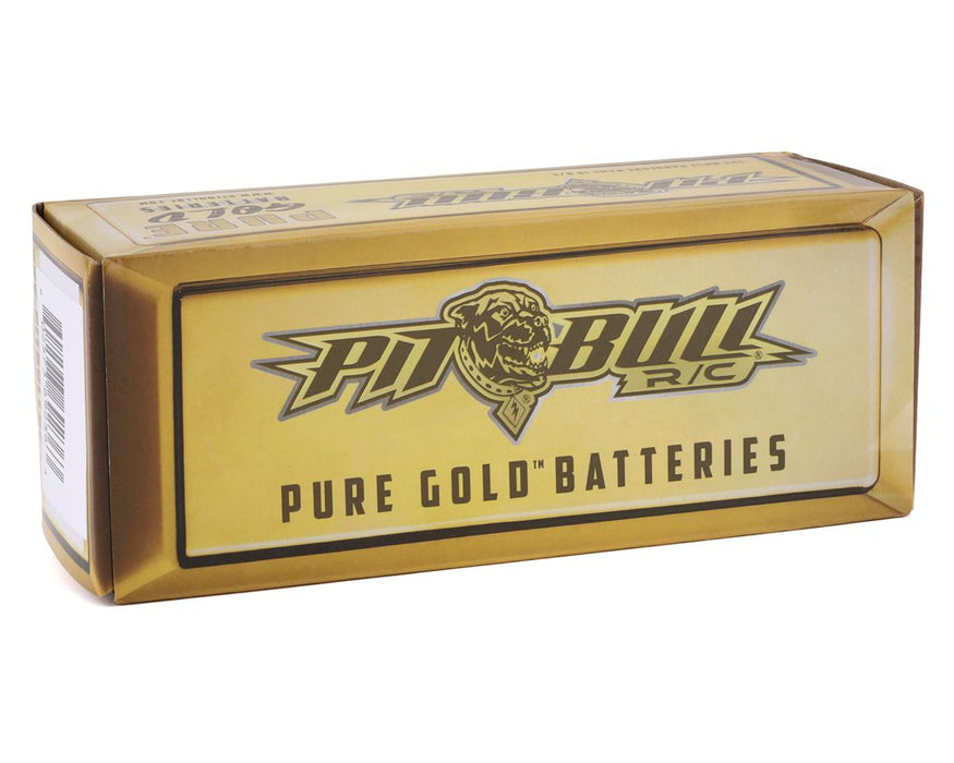 Pit Bull Tires Pure Gold 4S 80C Softcase LiPo Battery (14.8V/8000mAh) w/Battery Life Indicator & EC5 Connector