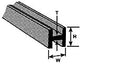 Plastruct Model Parts 90064 H-6 H Column, 3/16" (4 Pack)