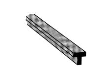 Plastruct Model Parts 90081 T-1 Tee, 3/64" (10 Pack)